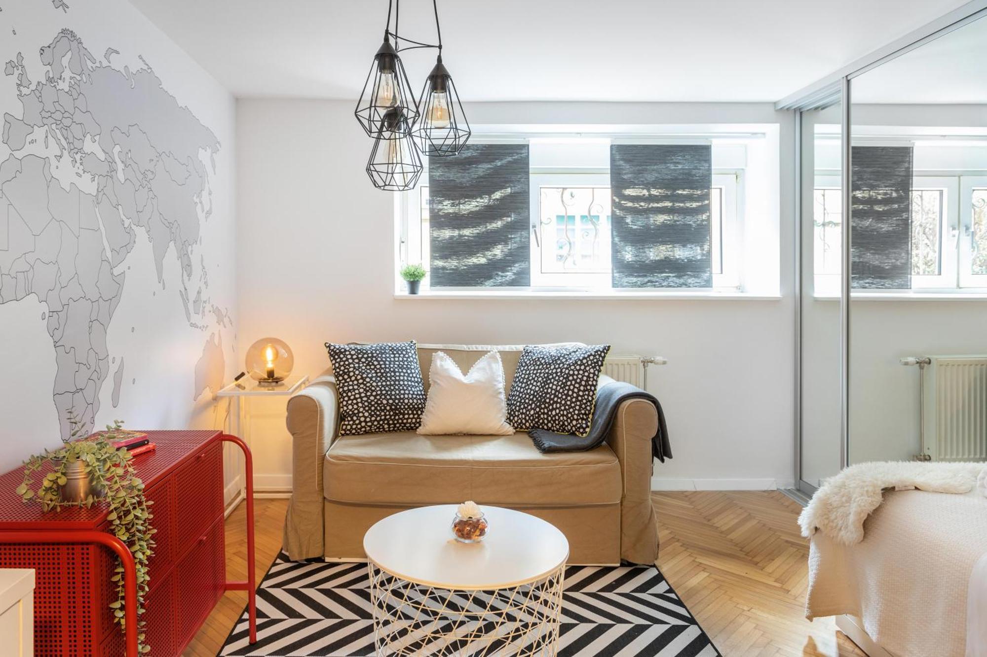 Modern Studio Near British Square Zagreb Luaran gambar