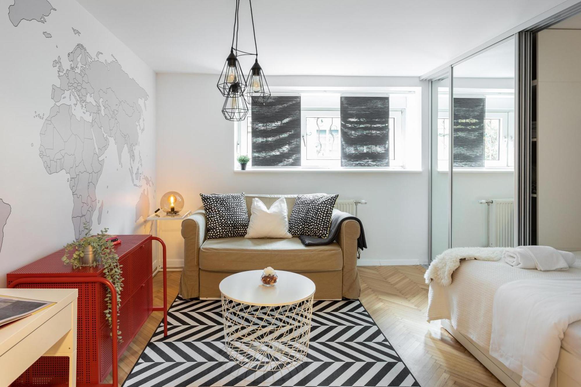 Modern Studio Near British Square Zagreb Luaran gambar